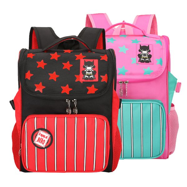 

new large capacity boys school bags for girls backpacks double shoulder bag nylon waterproof orthopedic backpack kids knapsack