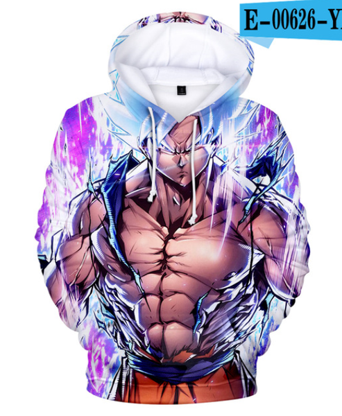 

новый animen dragon ball z 3d толстовки мужчины / женщины гоку harajuku стиль толстовка dragon ball аниме толстовка пуловер streetwear a657, Black
