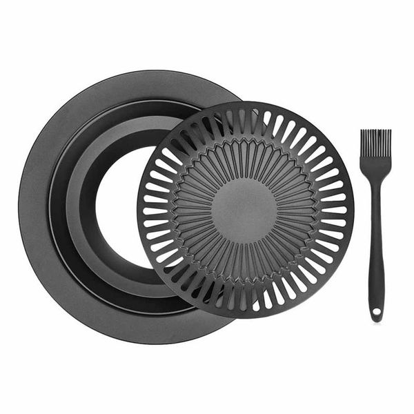 

grills ialj portable korean outdoor smokeless barbecue gas grill pan household stove plate bbq roasting cooking too