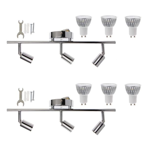 

9w indoor ceiling spotlight 3 lights modern decoration lamps gu10 rotatable
