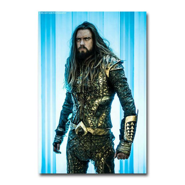 

aquaman movie 5 wall sticker silk poster art light canvas home decoration