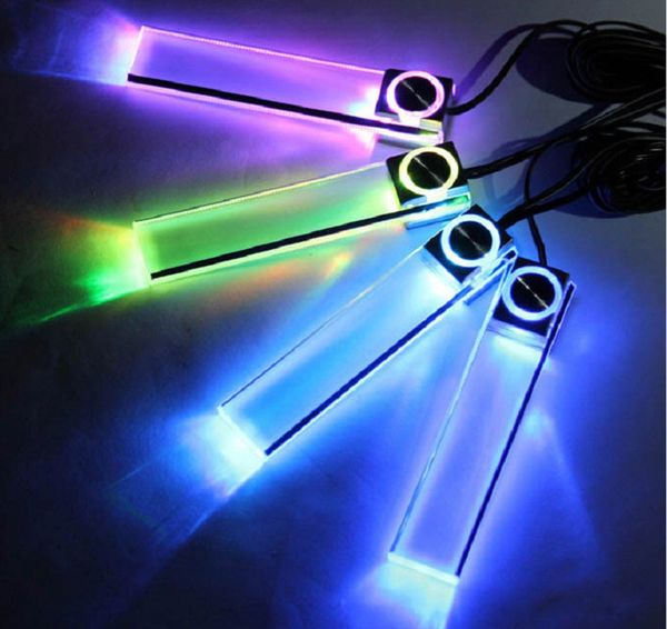 Car Led Atmosphere Interior Light Led Strip Styling Decorative Atmosphere Lamps Car Interior Light With Remote Truck Interior Parts Truck Interiors