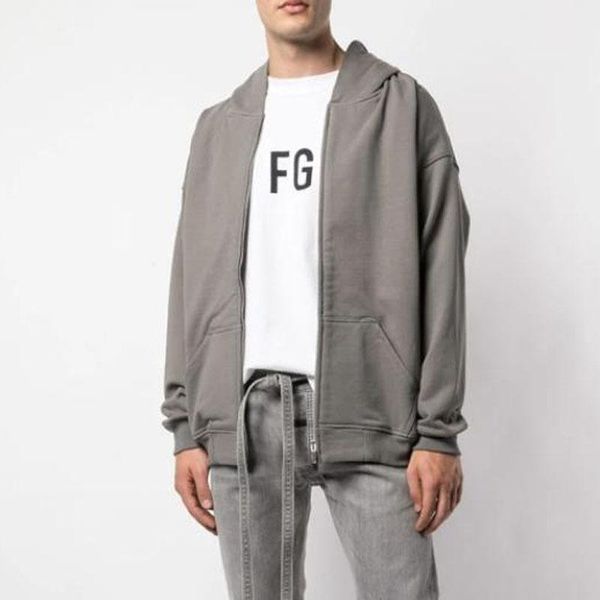 

19ss trend collection каждый день полный zip jacket мужчины женщины повседневная street скейтборд открытый coat спорт outwear куртка hfymjk2, Black;brown