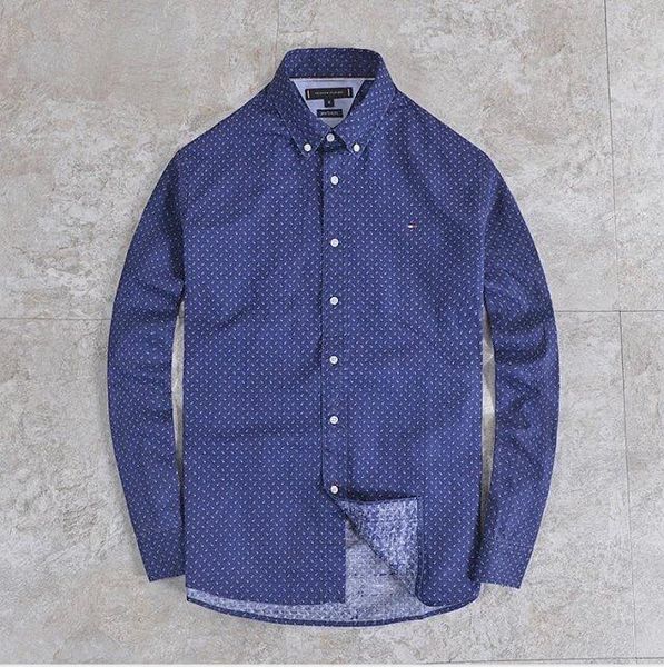 

19fw luxurious us brand design shirt long sleeve fashion full point breathable men and women casual outdoor shirt, Gray;blue