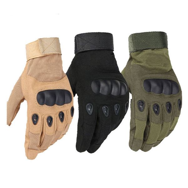 

outdoor sports tactical gloves full finger for hiking riding cycling military men' gloves armor protection shell gloves, Blue;gray