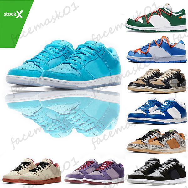

new travis scotts sb dunk low designer sneaker diamond raygun tie dye lobster valentine's day women mens casual sports shoes ing