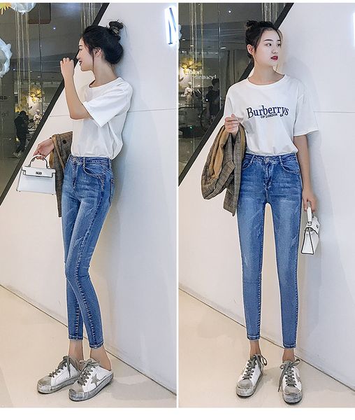 

blueberry women's tailored waist and hip princess jeans bk1838, Blue