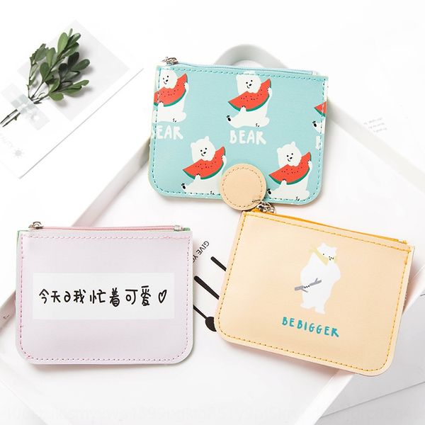 

ultra-thin personalized small card bag women's id location large capacity coin purse organ mini simple men's card bag