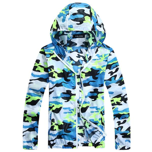 

2020 мужские летние повседневные куртки камуфляж дышащие женские куртки градиент анти-уф тренчкот пляжная походная куртка, Black;brown