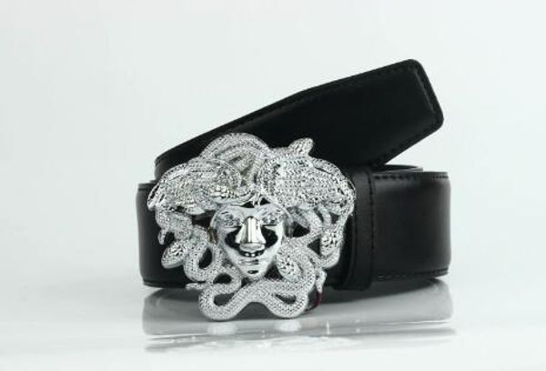 

HOT wholesale leather belt medusa leather belt high quality men and women belt luxury brand design size105cm-125cm