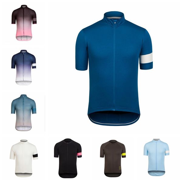 

RAPHA на заказ Велоспорт с короткими рукавами Джерси мужская ветрозащитная дышащая летняя спортивная одежда на открытом воздухе Большое значение практично S51302