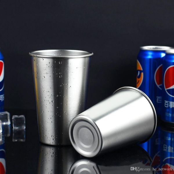 

230ml 8oz pint cups stainless steel cups shatterproof pint drinking cups metal drinking glasses for kids and adults