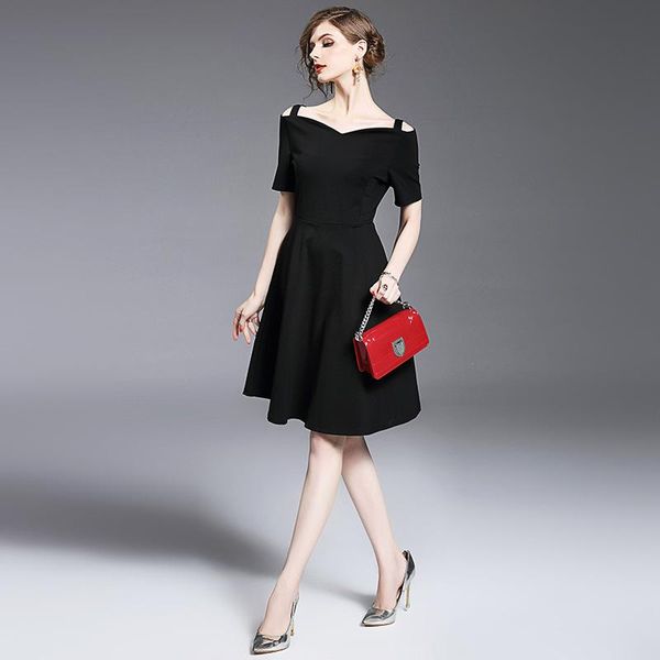 

2017 autumn women dresses lace vintage party dresses with slash neck slim elegant black casual dress for womens clothing high quality, Black;gray