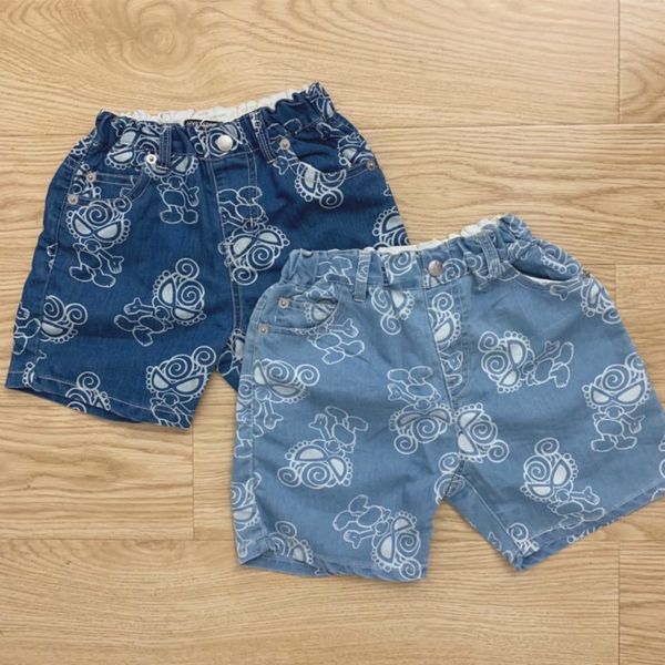 

children designer shorts fashion summer short denim pants boys girls fashion luxury loose shorts kids printed shorts new, Black