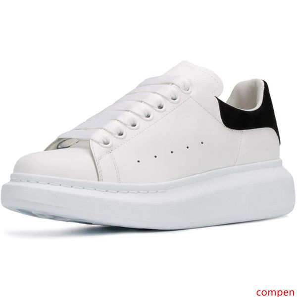 

новая горячая 3 м светоотражающая дизайнерская обувь мода роскошные женские туфли мужская кожа зашнуровать платформа подошва кроссовки белый