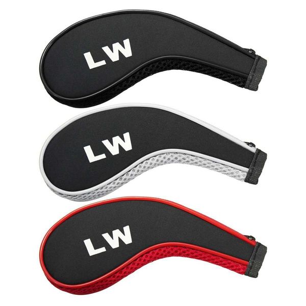 

12шт / набор гольф-клубов iron head covers headcovers с молнией длинной шеей