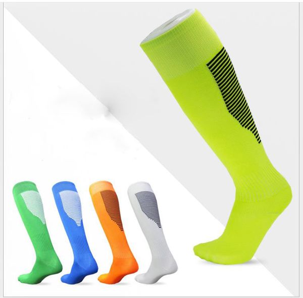 

gender spring and summer polyester-cotton long-barrel knee breathable sweat-absorbing sports socks, Black