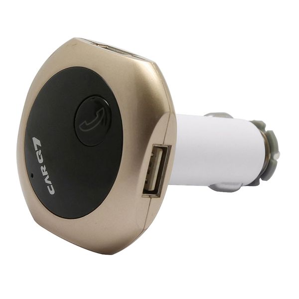 

new dual usb car charger wireless car bluetooth mp3 player fm transmitter phone hands-answering radio adapter 19apl8