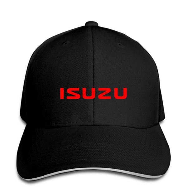 

men baseball cap isuzu logo snapback cap women hat peaked, Black;white