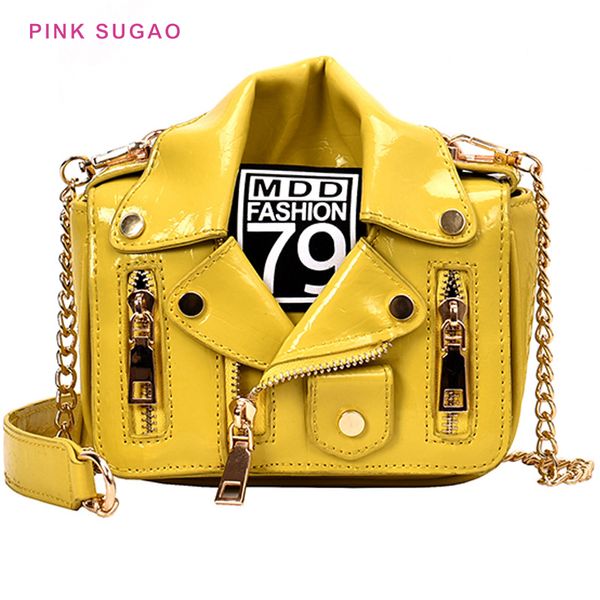 

pink sugao women shoulder bags deisgner chain bag new styles purse fashion wild lady bags pu leather shoulder bag