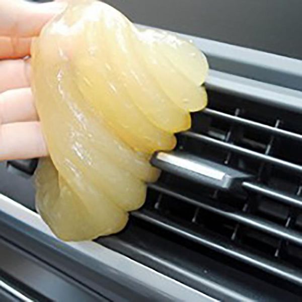 

car cleaning glue gum gel dual - use air outlet vent dashboard dust removal glue household cleaner