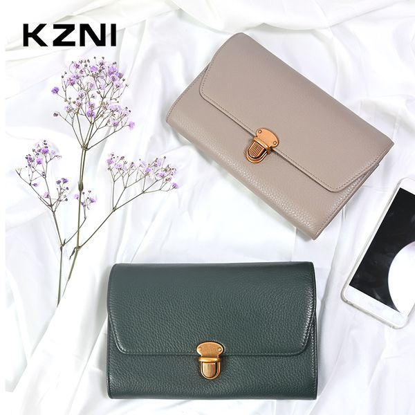 

kzni genuine leather purse crossbody shoulder women bag tote bag clutch female handbags sac a main femme de marque 2137
