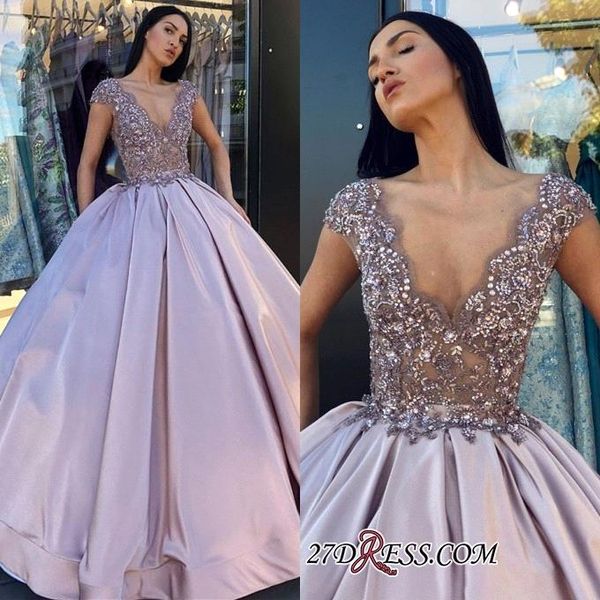 

plus size 2019 purple lace ball gown quinceanera dresses deep v neck beads crystals sweeth 16 dress prom dresses vestidos 15 ano, Blue;red