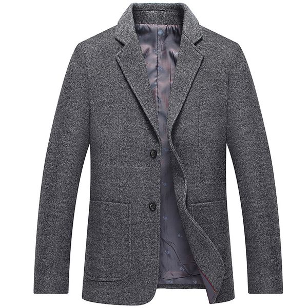 

mens blazer autumn winter men's fashion wool suit coat spring business casual suit jacket male outerwear 4xl, White;black