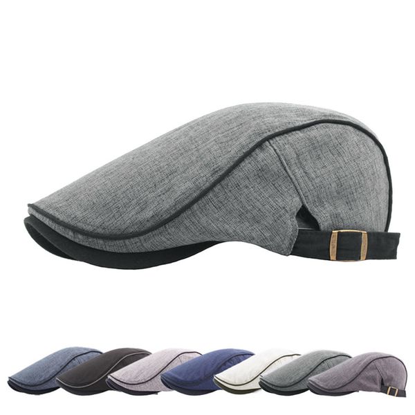 

head wrap scarf beanie caps boina berets hats winter vintage cotton baseball vintage adjustable newsboy outdoor, Blue;gray