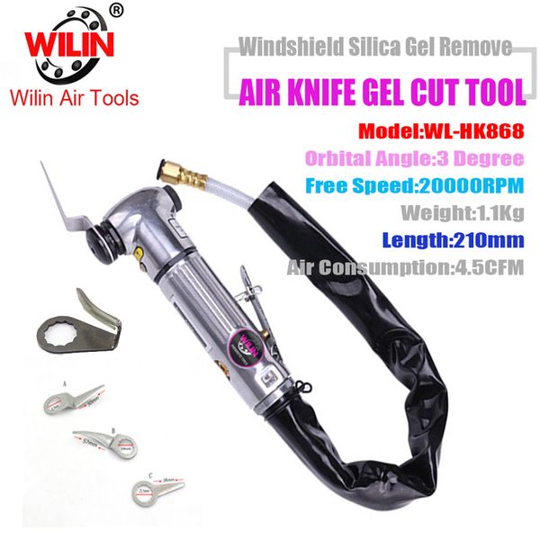 

air window cut-off knife hk-868 windshield cutter machine left and right orbital slicker scraper gel remove blades mulit-kit