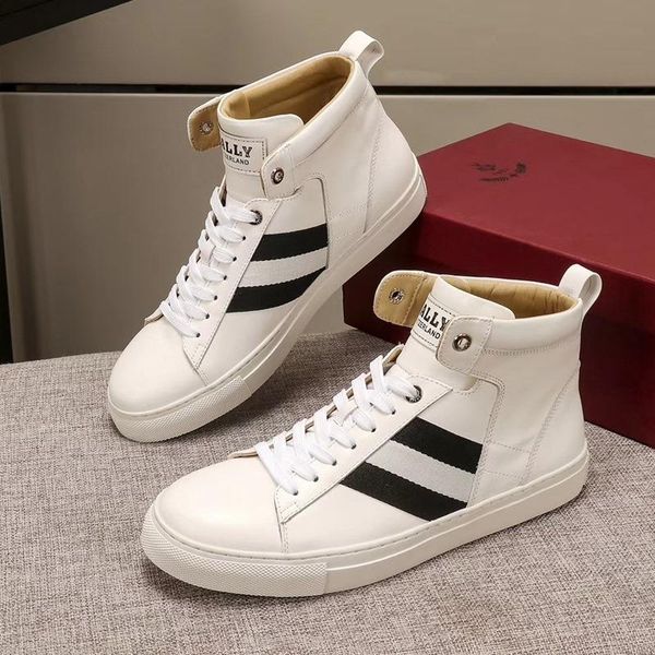 

f20 fashion casual men shoes, comfortable high luxury men shoes, stylish sneakers, original packaging zapatos hombre, Black