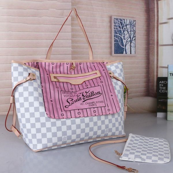 

Luxury brand handbag women bag de igner pink in ide houlder bag me enger bag cro body 41056 13 neverfull 13 loui 13 vuitton 08