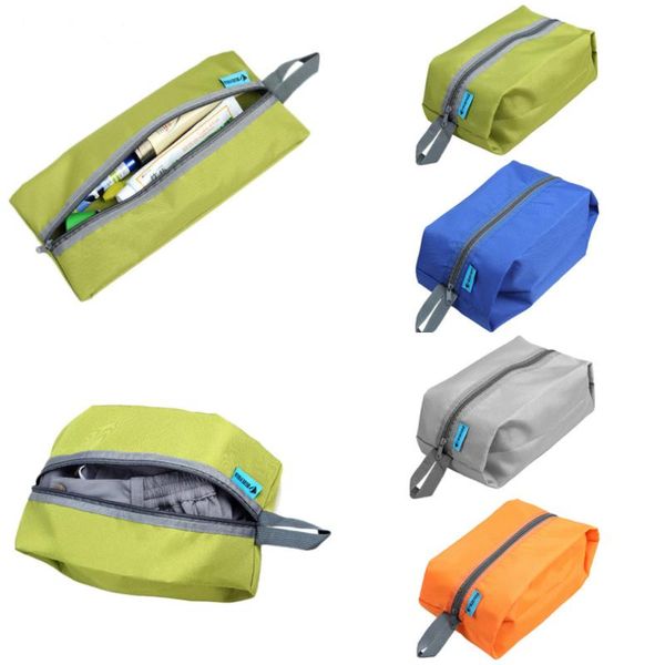 

4 colors portable nylon bag multifunction travel tote storage case organizer hanging hook shoe bag