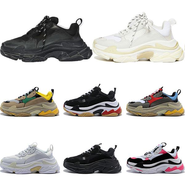

37 triple s 17fw sneakers men women outdoor shoes casual shoes vintage kanye west old grandpa trainer sneaker fashion shoes 36-45
