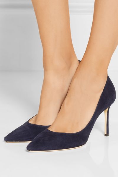 

original box]ladies romy pointed toe pumps women high heels party wedding dress luxury women's fashion shoes, Black