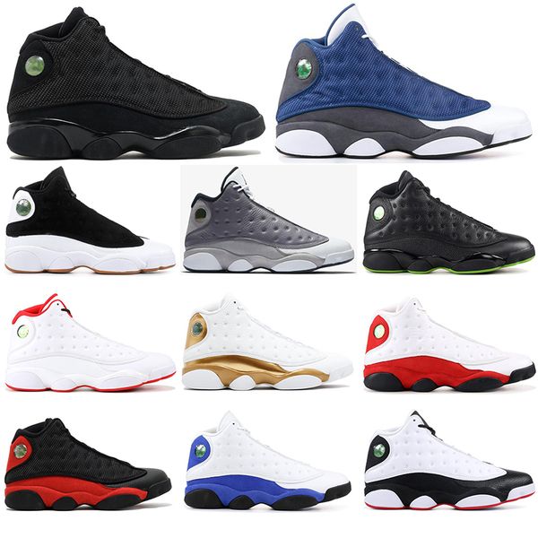 

with socks air jordan retro new 13 13s basketball shoes court purple mens classic breathable sports sneaker trainers size 40-47