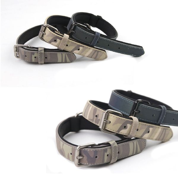 

puppy dog retro collars pets classic camouflage plain dog collar for chihuahua yorkie pug poodle french bulldog