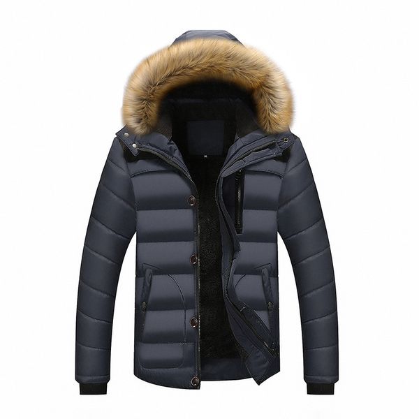 

winter thick fleece parkas mens hooded jackets and coats 2019 male casual all-match long parka warm wadded overcoat outwear 2029, Tan;black