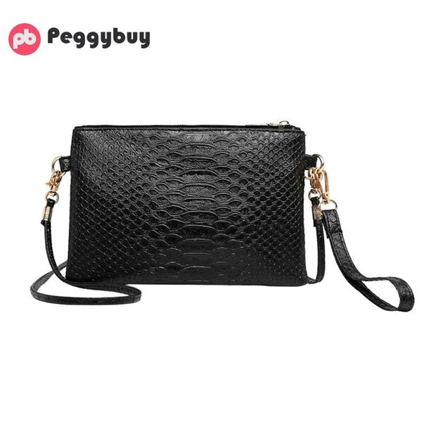 

new alligator mini shoulder bag ladies leather clutches small phone bags for women wristlets coin purse and handbag pu