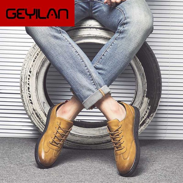 

men's casual shoes 2019 new classic low men's shoes wild trend driving fashion breathable outdoor lace-up 199, Black