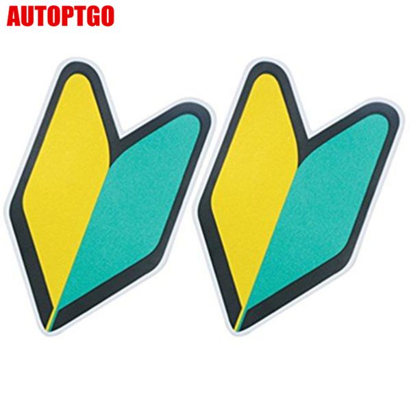 

car body jdm soshinoya/wakaba/magnetic novice driver vinyl sticker decal stickerbomb bomb leaf scratch shelter reflect beginner paste sticke