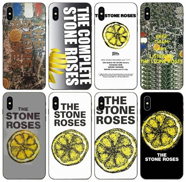 

tongtrade] the stone roses lemon logo case for iphone 8 7 6s 5s plus x xs 11 pro max galaxy j5 j7 prime huawei mate 30 sony xperia m2 case