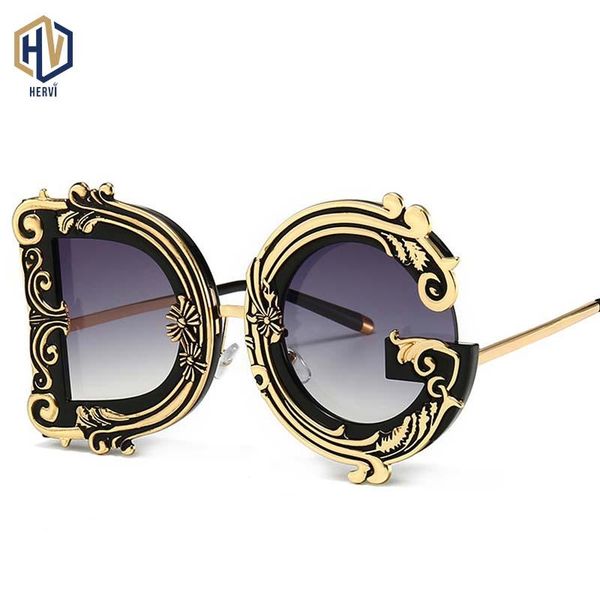 

2020 fashion letter sunglasses women brand designer vintage flower shades ladies sun glasses uv400 oculos de sol feminino wbyfm