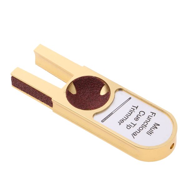

aluminum pool cue tip trimmer/an-rust billiards cue stick tip tool/u shape billiards cue tip tool for billiard pool care