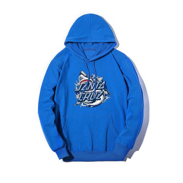 

designer women men hoodie 2019 new arrival shark print with letter hoodies mens luxury loose hoodie sweater high quality, Black