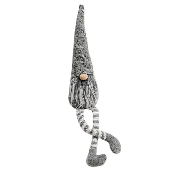 

cute christmas decoration sitting long leg no face elf doll decorations for home new year gift for kids