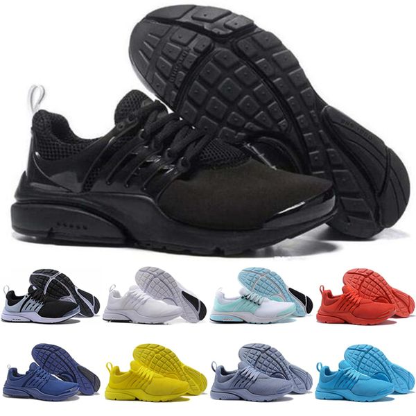 

new presto running shoes ultra 5 br qs men women black white yellow red mens outdoor runner trainers sports sneaker size 36-45