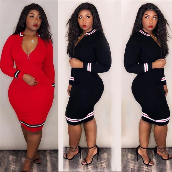 

neck bodycon dress spring autumn ol fashion designer dresses women v, Black;gray