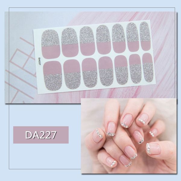 

nail sticker full sticker waterproof nail various types one-tear-off, Black