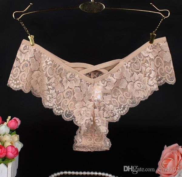 

women lace g-strings underwear low-rise 5 colors g-strings ladies underpants breathable panties size -2xl, Black;white